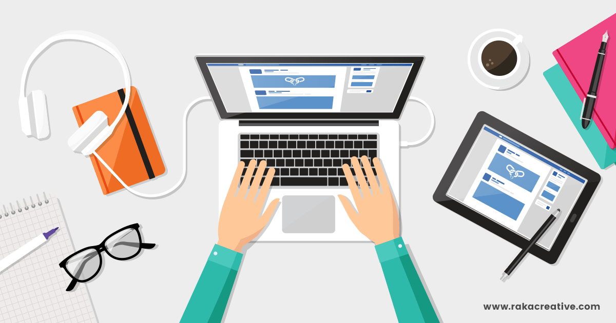 Website design, social media pages
